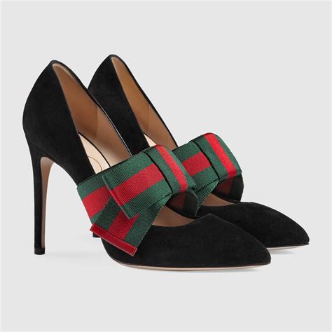 gucci bow high heels|Gucci high heels platform.